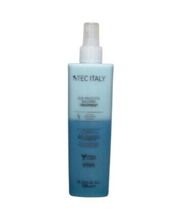 TEC ITALY - DUE FACCETTA MASSIMO - Tratamiento hidro-nutritivo y reconstructor en dos fases para cabellos muy maltratados por procesos químicos, elementos ambientales y fuentes externas de calor